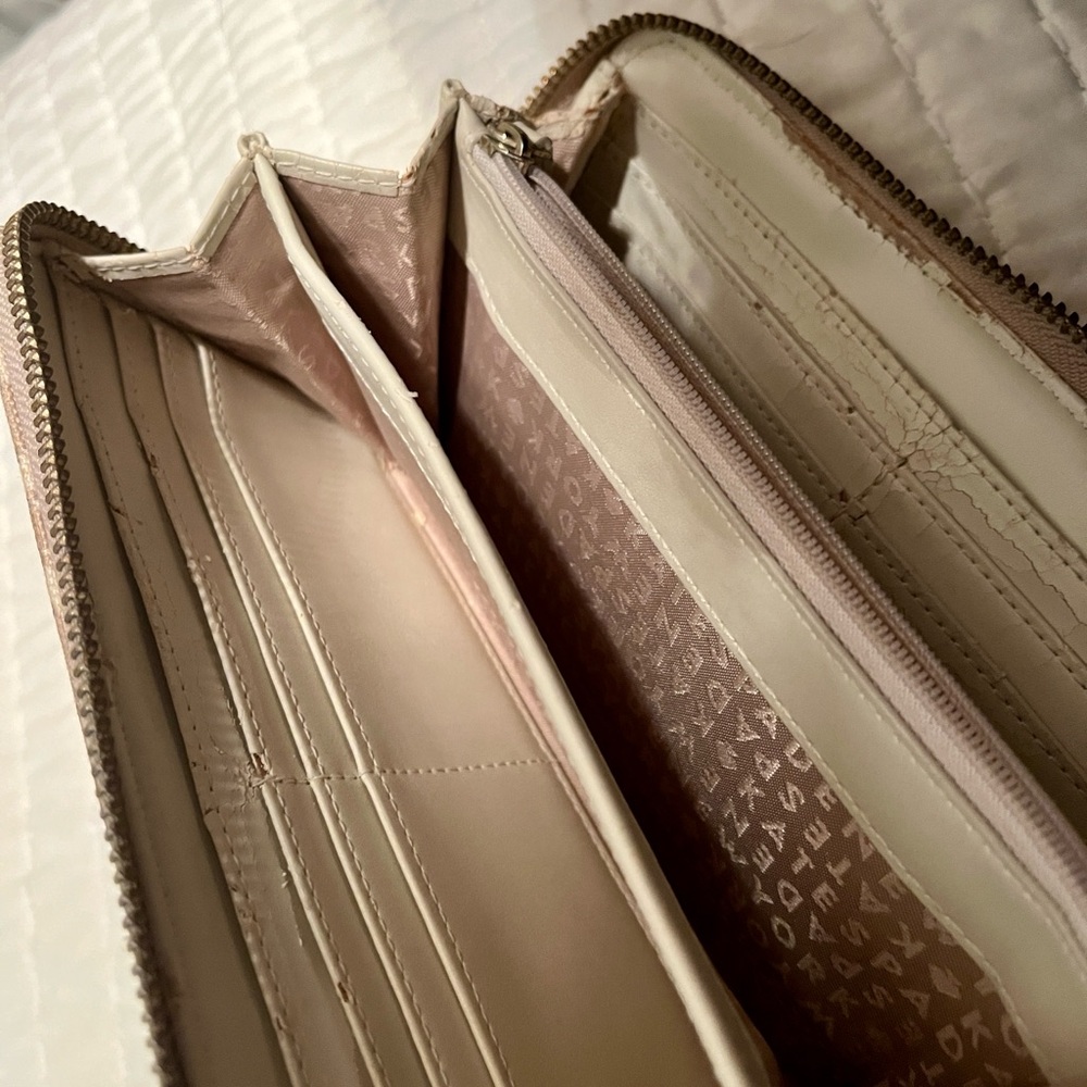 Kate Spade Stucco Beige and Tan Long Wallet - Picture 7 of 15